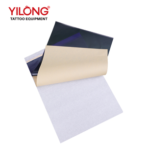 Yilong 50 feuilles de papier transfert triple couche pour tatouage permanent, accessoires, logo personnalisé, emballé en boîte, provenant du Zhejiang - Product Image 3