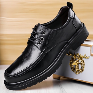 Chaussures en cuir, chaussures décontractées, baskets habillées tendance, mocassins de bureau, chaussures Oxford en cuir, chaussures décontractées habillées - Product Image 4
