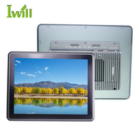 Panel de pantalla táctil industrial, 10,1 12,1 15 15,6 17 21,5 pulgadas, PC 191900 i5 i7 IP65, resistente al agua, todo en uno