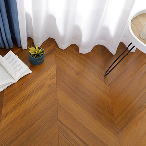 Parquet contrecollé AVANTIMORA en frêne blanc multicouche, qualité RoHS AB, 18mm 15mm 16mm, système clic Chevron, pour entrepôts et placards - Product Image 2