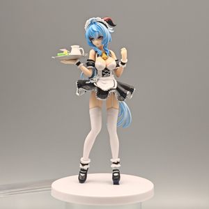 <span class=keywords><strong>Ganyu</strong></span>, jeune fille guidant la lune : figurine en boîte, pose debout, avec plateau, sculpture haute définition, édition limitée, pour décoration de bureau - Product Image 1