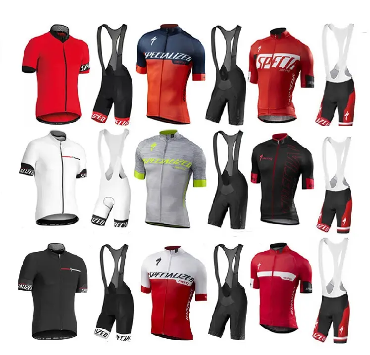 Camicie personalizzate ad asciugatura rapida a manica corta Pro Jersey e pantaloni stampa sublimazione da uomo ciclismo Jersey Wear set