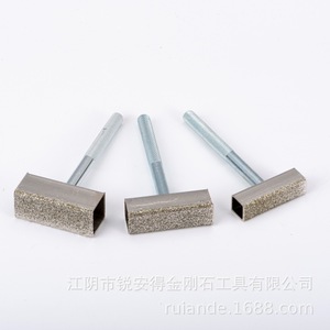 Electroplated Diamond Grinding Wheel Dresser 13mm Rectangle <b>Small</b> Size High Hardness Handheld <b>Tool</b> - Product Image 4