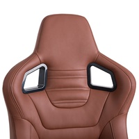 Siège Baquet Sport de Course Réglable en Similicuir PU - Compatibilité Universelle pour Voitures de Sport