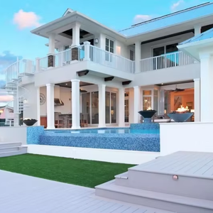 Villa Prefabricada Costera de Lujo de Dos Pisos <span class=keywords><strong>con</strong></span> Piscina Infinita Privada y Brasero Exterior - Product Image 1