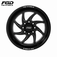 Jantes en alliage d'aluminium forgé sur mesure 22x12 24x12 24x14 26x16 8x6.5 8x170 8x180 polies pour Dodge Chevy 2500 3500 Ford F-250
