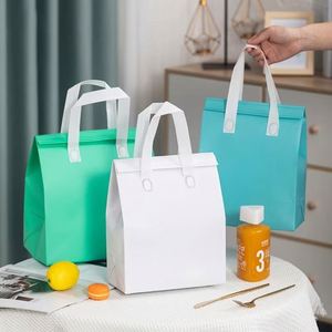 Sac isotherme de transport grand format en non-tissé Ripstop avec logo personnalisé et feuille d'aluminium pour repas à emporter - Product Image 1