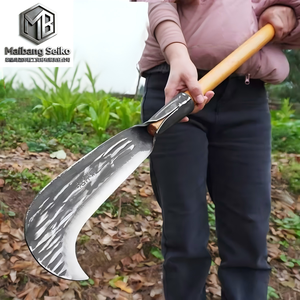 Cuchillo Multifuncional <span class=keywords><strong>de</strong></span> Acero al Manganeso Hecho a Mano para Cortar Madera y Partir <span class=keywords><strong>Leña</strong></span>, <span class=keywords><strong>de</strong></span> Doble Uso Agrícola, en Oferta - Product Image 3