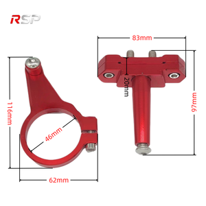 Kit de fixation pour amortisseur de direction de moto RSP <span class=keywords><strong>Yamaha</strong></span> YZF R15 V3 en alliage d'aluminium CNC avec support de montage de barre d'équilibrage - Product Image 2