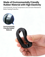 Grommet Kabel Karet Ukuran Mini Desain Ringkas untuk Penyegelan Lubang Kabel Mini Excavator Suku Cadang Mesin Ringkas