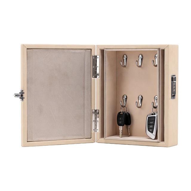 Safe Signal Blocker RFID Faraday Box PU Leather for Key Wallets Storage Box Car Key Fob Protector Custom Logo