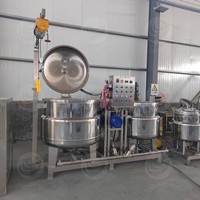 Vacuüm suikerzuiveringsmachine fruit vacuüm suikerimpregneerpot groep voor gekonfijt fruit productielijn