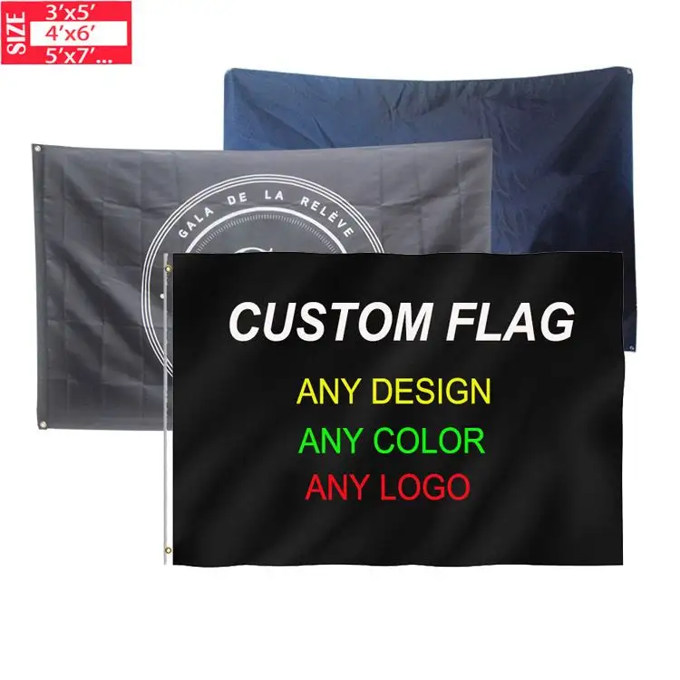 Özel tuval afiş promosyon bayrakları bayilik bayrakları Polyester bayrak
