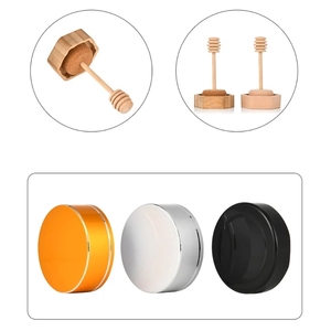 SQ48 عسل سداسي سداسية فارغة مع فلين خشبي من الدرجة الغذائية علب محكمة الغلق سداسية - Product Image 3
