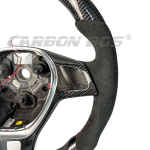 Adecuado para Volkswagen Mk7 MK6 Ventas directas de fábrica <span class=keywords><strong>Volante</strong></span> personalizado de fibra de carbono personalizable - Product Image 3
