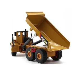 1:50 alloy articulated dump truck model toys high quality alloy engineering vehicle model metal diecasting wholesale