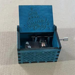 Exquisita Caja Musical de Madera Moderna Hecha a Mano y Ecológica con Manivela, Canción de Feliz <span class=keywords><strong>Cumpleaños</strong></span>, Duración del Sonido de 18 Segundos, Logotipo Personalizado - Product Image 6