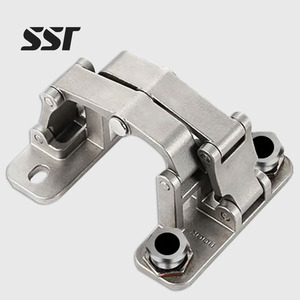 บานพับประตูแบบซ่อน SSR Hiddens Stone Gate Hinge รุ่นโมเดิร์น สแตนเลสสตีลอเนกประสงค์ เปิดได้ 180 องศา แบบซ่อน สำหรับติดตั้งกับหัวดับเพลิง รับน้ำหนักได้มาก - Product Image 1