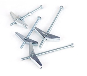 Kit de boulons à ailettes et écrous à ressort assortis 1/8, 3/16, 1/4 pouce en acier galvanisé pour fixer des objets lourds, des plafonds et des murs en plaques de plâtre - Product Image 4