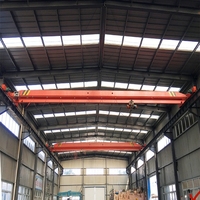 Pont roulant monopoutre CE EOT 5 T 10 tonnes avec chariot électrique pour levage en usine et atelier