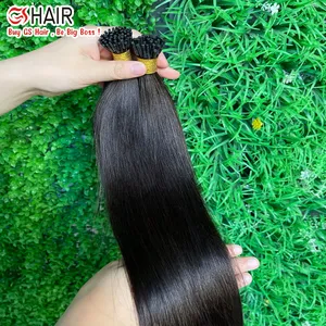 Заводская цена, высокое качество, двухслойные итальянские кератиновые волосы для наращивания, шиньоны из 100 натуральных волос без повреждений для черных женщин