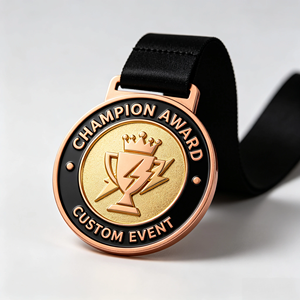 Moneda Conmemorativa de Metal Bicolor OEM, Chapada en Cobre, Oro y Plata, con Relieve 3D, para Eventos Deportivos, Aniversarios, Recuerdos de Templos - Product Image 1