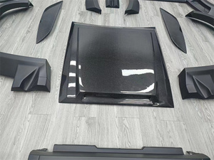 ALF-parachoques delantero de fibra de carbono, faldones laterales, arcos de rueda para capó de motor - Product Image 6