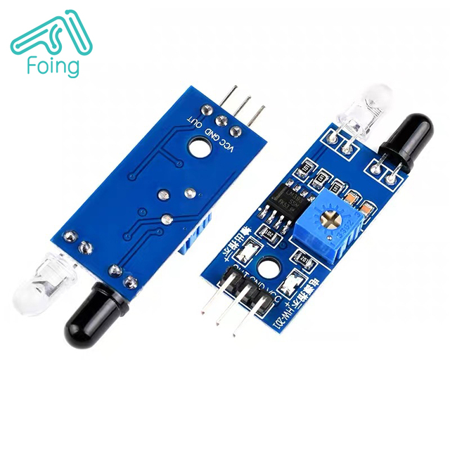 3-wire Reflective Photoelectric IR Infrared Obstacle Avoidance Sensor Module for Robot Smart Car