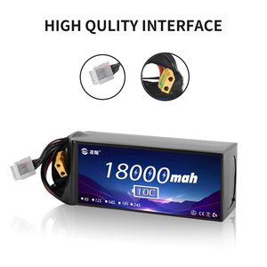 แบตเตอรี่ลิเธียมไอออนคุณภาพสูง 18000mAh 192Wh/kg ความหนาแน่นสูง 18s 10C สำหรับโดรน ราคาโรงงาน ผลิตภัณฑ์คุณภาพสูงแท้ 18000m - Product Image 3