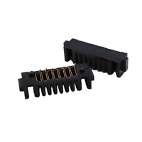 Conector de batería para ordenador portátil, macho y hembra, de 2,0mm, 7 pines, interfaz de alimentación electrónica automotriz, tipo de hoja, Pin recto para enchufe lateral
