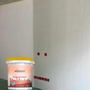 Pintura de pared acrílica ecológica, resistente a álcalis, imprimación de resina, revestimiento de construcción <span class=keywords><strong>Interior</strong></span>, rodillo de pulverización de acero - Product Image 1