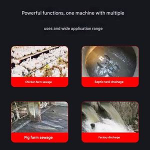 2 Inch Stainless Steel Submersible Sewage Pump Self-Priming Electric Motor Features Aquaculture Aerators Gear Bearing Core - Product Image 3