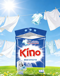 Frisches Großhandels-Waschmittel Waschpulver Reinigungsmittel zum Verkauf Waschmittel-Pulver 2,5kg - Product Image 2