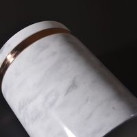 Luxe pierre naturelle baril vin bière champagne refroidisseur support de refroidissement barre de fête Ktv vaisselle marbre seau à glace