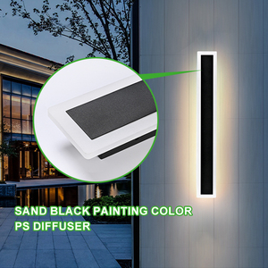 Luminária de Parede Externa LED Moderna de Perfil Longo, À Prova D'Água, de Alumínio, para Jardim - Product Image 6