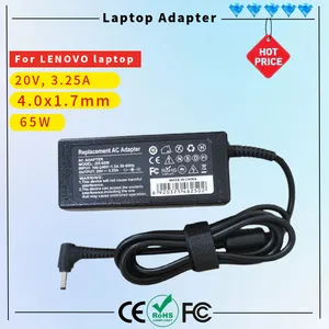 Caricabatterie per Laptop 20V 3.25A 65W per Lenovo Ideapad 320 <span class=keywords><strong>330</strong></span> 320s 330s 310 1 Yoga 520 710, Adattatore di Alimentazione AC (4.0X1.7mm) - Product Image 2