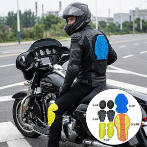 Motorcycle Body <b>Protector</b> EVA <b>Back</b> Shoulder Elbow Knee Pads Protective Gear for Adult Cycling All Seasons - Product Image 1