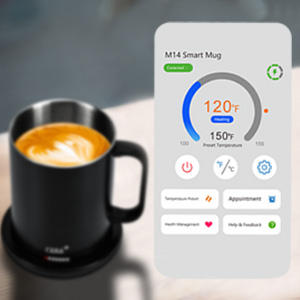 <span class=keywords><strong>CERA</strong></span> +-taza inteligente con Control de temperatura, taza de café caliente controlada por aplicación, auto calefacción, 16,5 oz - Product Image 5