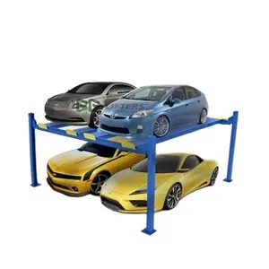 four post car lift parking system car parking lifter hydraulic parking lift system vehicle lot lift 4 post 4 cars