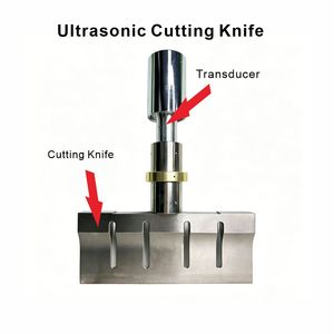 Lame de coupe ultrasonique en alliage de titane, utilisée pour couper les produits de boulangerie tels que le pain, les gâteaux, les biscuits, le fromage et les sandwichs - Product Image 3