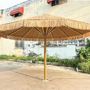 Parasol de luxe 4-9m télécommande automatique LED Parasol Mobilier de jardin étanche en aluminium avec logo personnalisé pour l'extérieur - Product Image 3