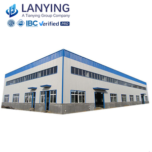 Kim loại công nghiệp xây dựng xây dựng kết cấu thép khung văn phòng thương mại xây dựng nhà kho tiền chế - Product Image 1