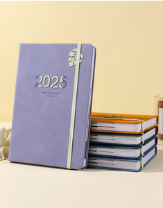 2025 số lượng lớn tùy chỉnh màu tím cam chương trình nghị sự kế hoạch cuaderno lót trống Tạp Chí Nhật Ký với bìa da đáng tin cậy số lượng lớn máy tính xách tay - Product Image 2
