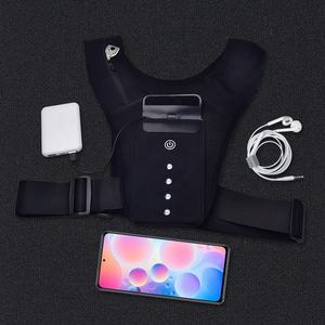Gilet sportivo Multi-funtion da esterno borsa per telefono da corsa con rivestimento in acqua traspirante a morte rapida gilet riflettente da ciclismo - Product Image 4