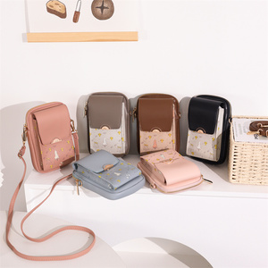 Grazioso Mini portafoglio <span class=keywords><strong>a</strong></span> spalla porta carte di credito da donna portafoglio pochette borsa per telefono cellulare borsa <span class=keywords><strong>a</strong></span> <span class=keywords><strong>tracolla</strong></span> in pelle - Product Image 2