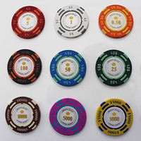 NOUVEAU Marqueur de balle de golf magnétique ABS 14g pour impression personnalisée, avec pochette plastique OPP et embout de maintien, 40mm