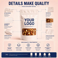 Sachet Doypack Personnalisé en PE de Qualité Alimentaire pour l'Emballage de Poulet Rôti et de Poulet Entier