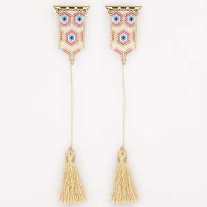 <span class=keywords><strong>Bracelet</strong></span> de perles de rocaille miyuki Delica réglable fait à la main pour <span class=keywords><strong>Apple</strong></span> <span class=keywords><strong>Watch</strong></span>, accessoires Boho - Product Image 4