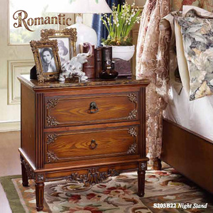 Ensemble de chambre à coucher de style antique européen, <span class=keywords><strong>lit</strong></span> à <span class=keywords><strong>baldaquin</strong></span> en bois massif de style romantique français, meubles de chambre à coucher luxueux sculptés - Product Image 4