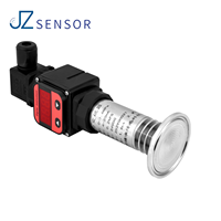 Capteurs de pression de type sanitaire DC24V IP67 pour les industries de l'hygiène alimentaire et des boissons, anti-colmatage, faciles à nettoyer, affichage numérique 4-20mA